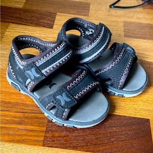 Toddler Hurley Sandals, Velcro, Size 5